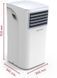 Кондиционер мобильный Ariston Mobis 8 16м2 on/off 8000BTU 2.3кВт A/- R290 белый