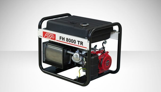FOGO Генераторна установка FH8000TR 3ф-7кВА/1ф-3,5кВт, двиг. Honda, бак-26 л, ручн. старт, стаб. напруги