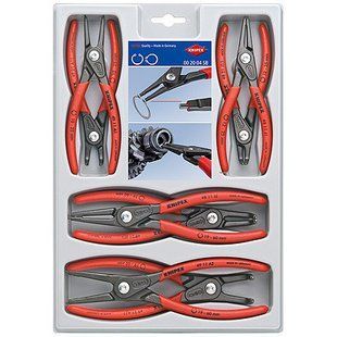 Набор прецизионных щипцов для стопорных колец KNIPEX 00 20 04 SB