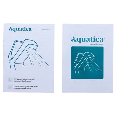 Смеситель ML Ø40 для кухни гусак гофрированный на гайке AQUATICA (ML-4B644C)