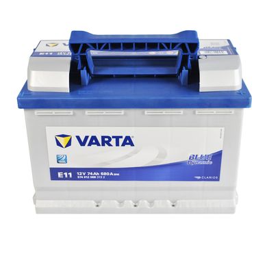 Автомобільний акумулятор VARTA Blue Dynamic (E11) 74Ah 680A R+ (L3)