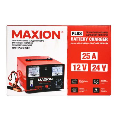 Трансформаторное зарядное устройство MAXION MXCT PLUS-25ВТ (12V. 24V)