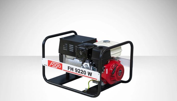 FOGO Апарат дугового зварювання з генераторною установкою FH9220W 3ф-7,8кВА/1ф-4,0кВт, звар. стр-220А, двиг.