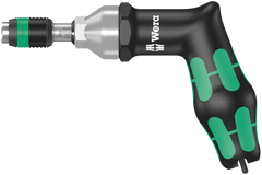 Регульована динамометрична викрутка з пістолетною ручкою та швидкозатискним патроном Rapidaptor, Wera