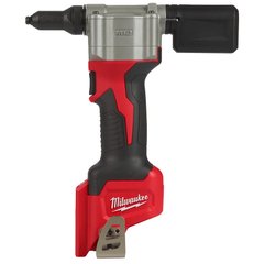 Заклепочник акумуляторний MILWAUKEE M12 BPRT-0, закл. 2,4-4,8мм (+4 накінеч.)