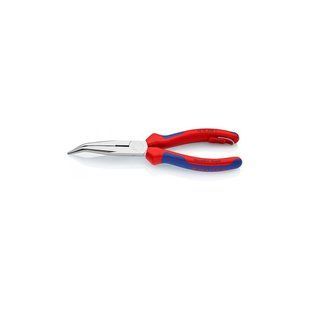 Плоскі круглогубці з ріжучими кромками хромовані 200 мм Knipex 26 25 200