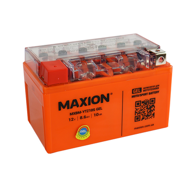 Мото аккумулятор GEL YTZ 10S MAXION (12V, 8,6A)