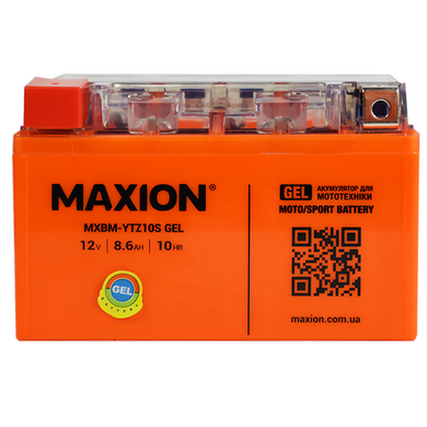 Мото акумулятор GEL YTZ 10S MAXION (12V, 8,6A)