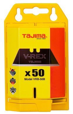 Леза трапецієподібні TAJIMA V-REX Razar Black, VRB-50B, 50шт