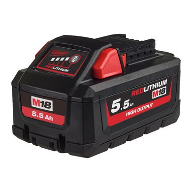 Аккумулятор MILWAUKEE M18 HB5.5/5.5 Ач HIGH OUTPUT™ 4932464712