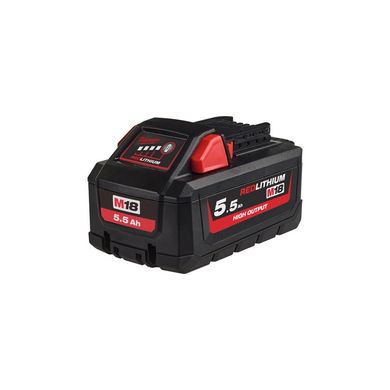 Аккумулятор MILWAUKEE M18 HB5.5/5.5 Ач HIGH OUTPUT™ 4932464712