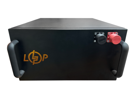 Акумулятор LP LiFePO4 51,2V - 100 Ah (5120Wh) (BMS 200A/100А) метал RM