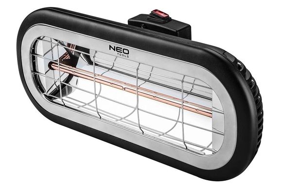 Neo Tools Инфракрасный обогреватель, 2000 ватт, 24м2, 11.5х46х19 см, IP65