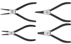 Neo Tools Щипцы для стопорных колец, набор 4 шт., CrV, 2х170мм и 2х180мм