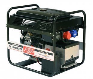 FOGO Генераторная установка FV15000TRA 3ф-12,5кВА/1ф-5,4кВт, двиг. B&S, бак 45л, эл. старт, стабилизатор напряжения