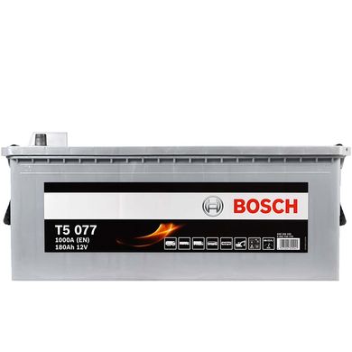 Автомобильный аккумулятор BOSCH (T50 770) (D5) 180Ah 1000A L+