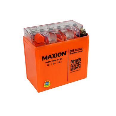 Мото аккумулятор GEL 12N 9L-BS MAXION (12V, 9A)