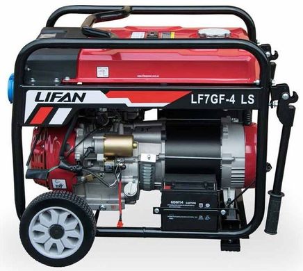 Генератор бензин, газ Lifan LF7GF-4LS