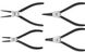 Neo Tools Щипці для стопорних кілець, набір 4 шт., CrV, 2х170мм та 2х180мм