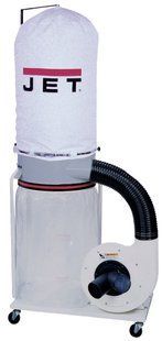 Витяжна устатковина JET DC-1100A : 230В, 1.9(1.1)кВт; продукт.-1620м&sup3;/год, порох. збір.V=150л