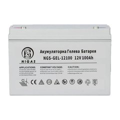Гелевый свинцово-кислотный аккумулятор NIGAS NGS-GEL-12100 12 В 100 А/ч