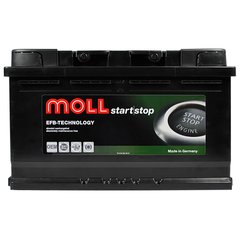 Автомобільний акумулятор MOLL EFB 80Ah 800A R+ (L4)