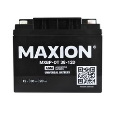 Акумулятор промисловий MAXION MXBP OT 12 - 38D (12V, 38Ah)