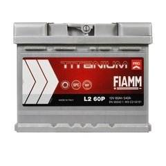 Автомобильный аккумулятор FIAMM Titanium Pro 60Аh 540А L+ (L2)