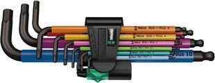 Набор Г-образных ключей, метрических, Wera 950 SPKL/9 SM N SB Multicolour, BlackLaser 05073593001