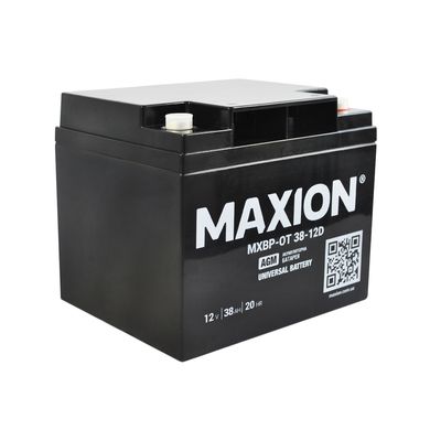 Аккумулятор промышленный MAXION MXBP OT 12-38D (12V, 38Ah)