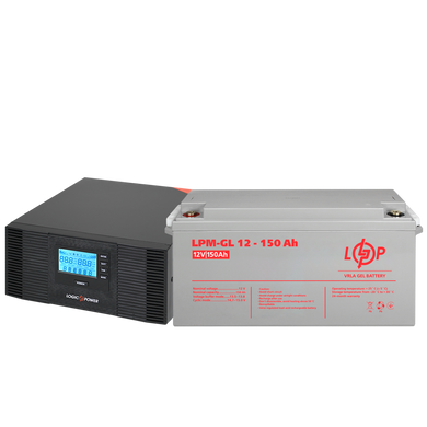 Комплект резервного питания LP (LogicPower) ИБП + гелевая батарея (UPS B1500 + АКБ GL 1800W)