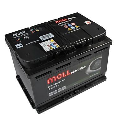 Автомобильный аккумулятор MOLL EFB 80Ah 800A R+ (L4)