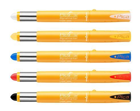 Водо-жаростойкий маркер PICA GEL Signalmarker 8080, белый
