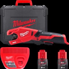 Акумуляторний труборіз по нержавіючій сталі MILWAUKEE M12PCSS-202C