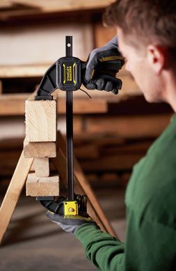 Струбцина FatMax XL триггерная з максимальним зусиллям стиснення 270 кг STANLEY FMHT0-83240