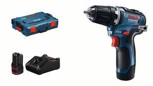 Шуруповерт-дрель аккумуляторный Bosch Professional GSR 12V-35 12В 2x3.0Ач 35Нм 460&middot;1750об/мин кейс ЗУ 0.75кг