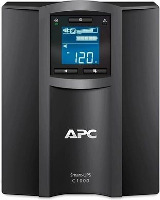 APC Источник бесперебойного питания Smart-UPS C 1000VA/600W, LCD, USB, SmartConnect, 8xC13