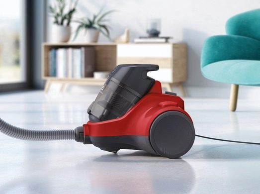 Пилосос Electrolux контейнерний, 750Вт, конт пыль -1.8л, HEPA12, 5 насадок, красный