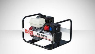 FOGO Генераторная установка FH9000 3ф-7,8кВА/1ф-5,6кВт, двиг. Honda, бак-6,2л, руч. старт