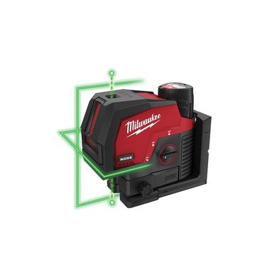 Линейно-точечный лазерный нивелир Milwaukee M12 3PL-0C 4933478100 с зелёным лучом MILWAUKEE