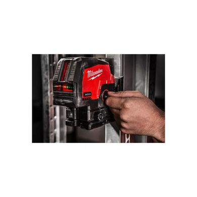 Линейно-точечный лазерный нивелир Milwaukee M12 3PL-0C 4933478100 с зелёным лучом MILWAUKEE