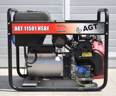 Бензиновий генератор AGT 11501 HSBE R16