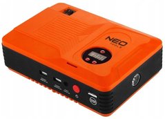 Neo Tools Пусковое устройство Jump Starter Power Bank для автомобилей, 14000мАч