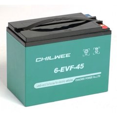 Гелевий тяговий акумулятор GHILWEE 6-EVF-45.2