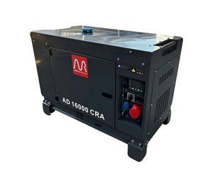 Metier Генераторная установка AD16000CRA дизель 3ф-15,0кВА, 1ф-12,0кВт бак-25л, эл. старт