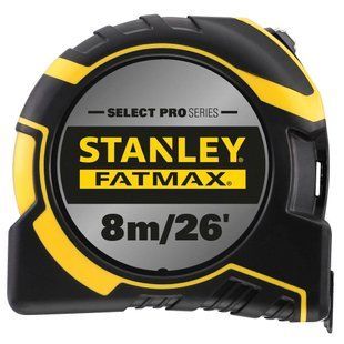 Рулетка измерительная FatMax&reg;Autolock длиной 8 м/26, шириной 25 мм, в прорезиненном корпусес, двухсторонней шкалой STANLEY FMHT43243-0
