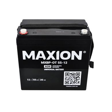 Аккумулятор промышленный MAXION MXBP OT 12 – 55 (12V, 55Ah)