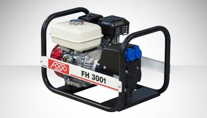 FOGO Генераторна установка FH3001 (34121/FH 3001) 1ф-2,5кВт, двиг. Honda, бак-3,1л, руч. старт