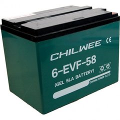 Гелевий тяговий акумулятор GHILWEE 6-EVF-58.2