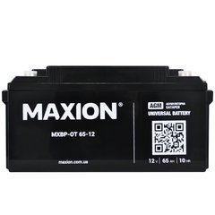 Акумулятор промисловий MAXION MXBP OT 12 - 65 (12V, 65Ah)